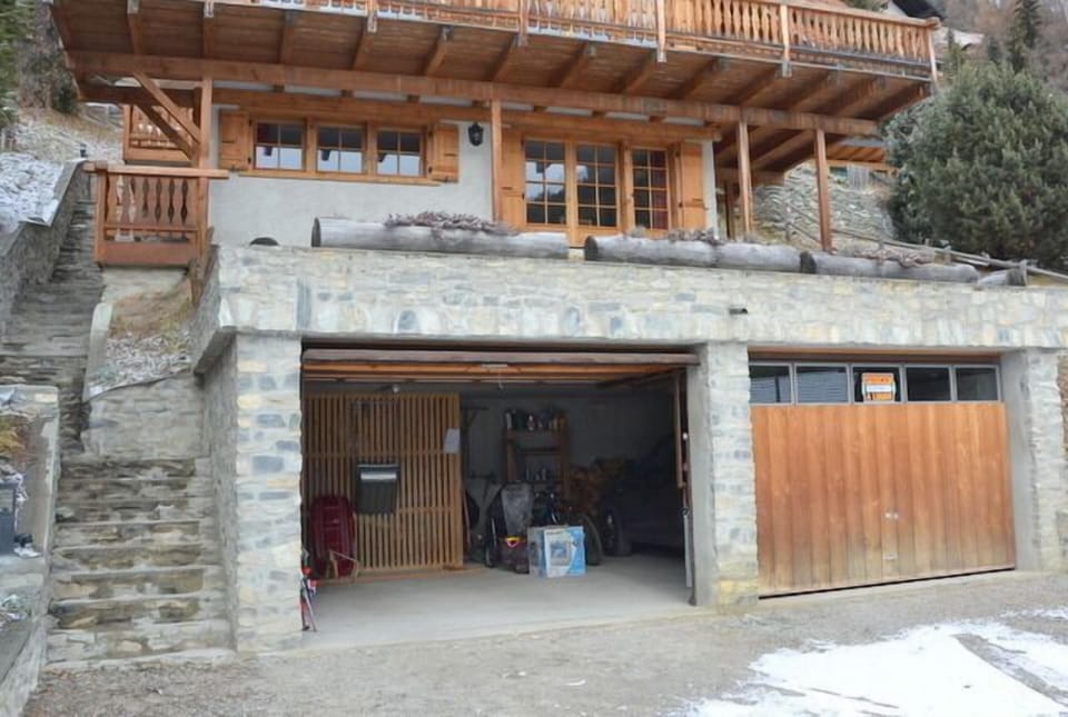 garage of the chalet