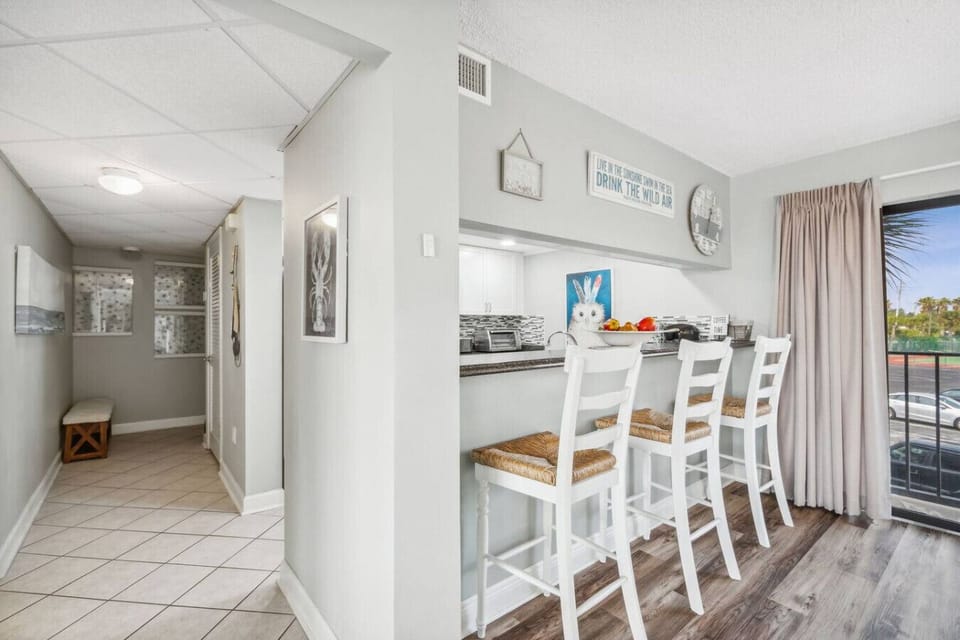 Breakfast Bar Seating with Room for Three