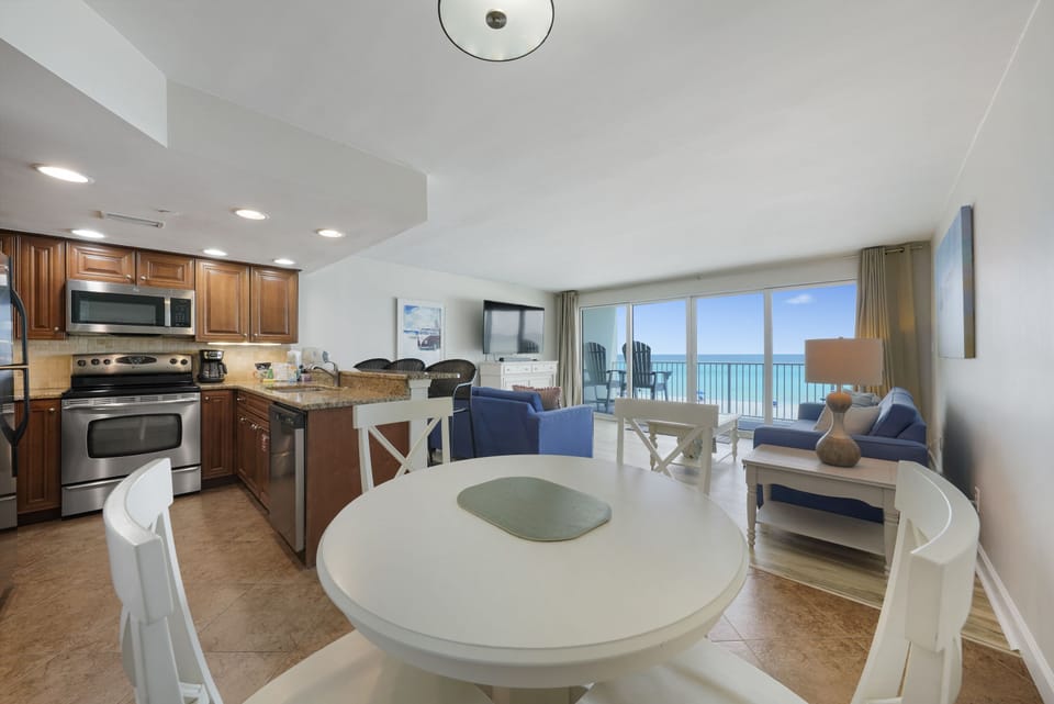 Cook, dine, and relax with panoramic Destin beach views at Cabana Club 205