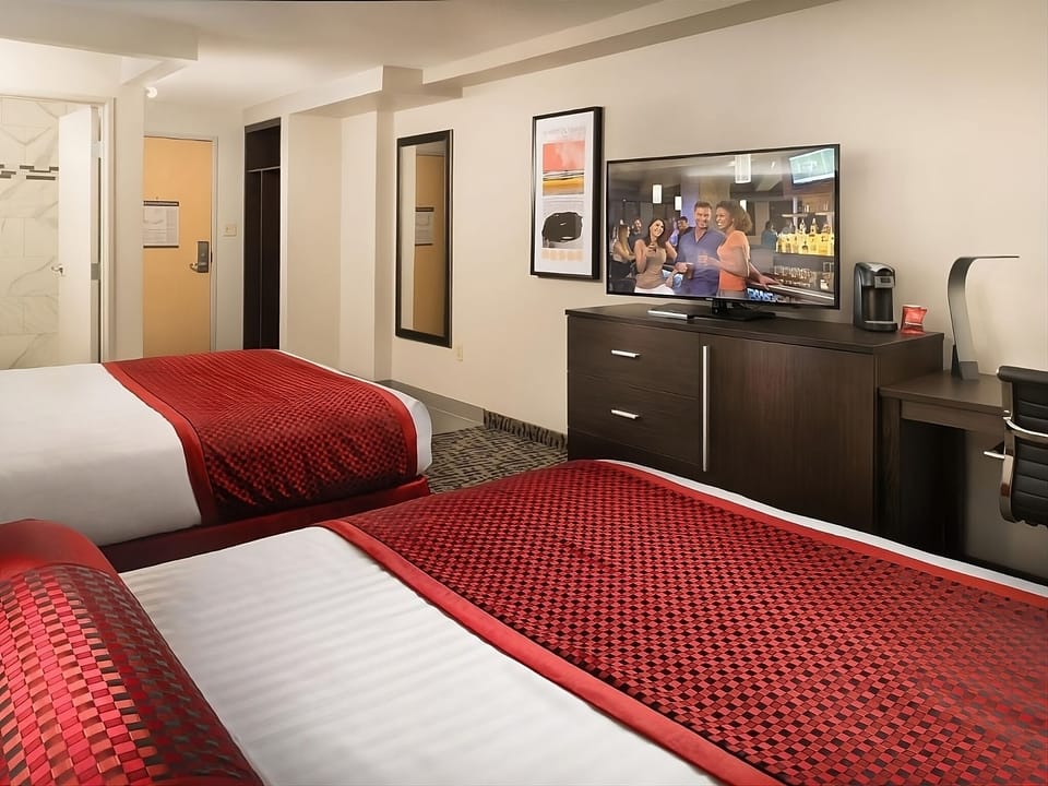 Settle in with comfy beds and a cozy, quiet layout.