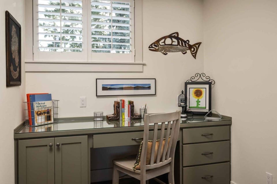 "5 bedrooms each with a private bathroom was perfect. Large kitchen we could all cook in together - perfect." - Matt