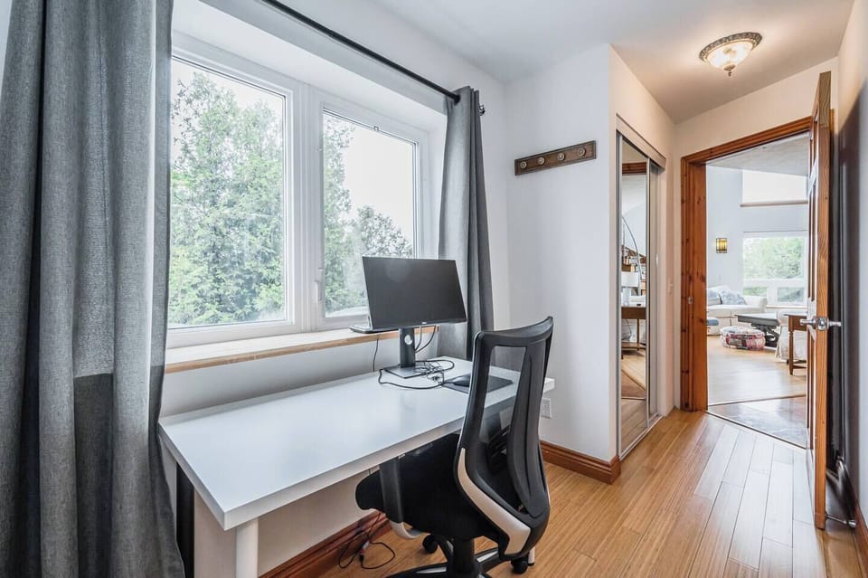 Bedroom 3: The dedicated workspace in the third bedroom is great for getting a little bit extra done on the go.