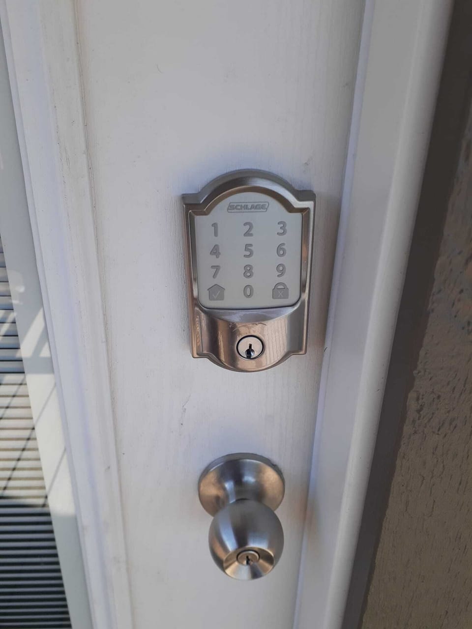Door Lock opens with the code