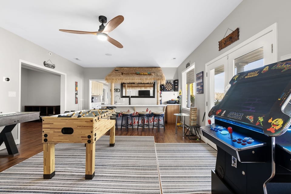 Shuffleboard, Air Hockey, Foosball, Darts & 3500 Classic Arcade Games
