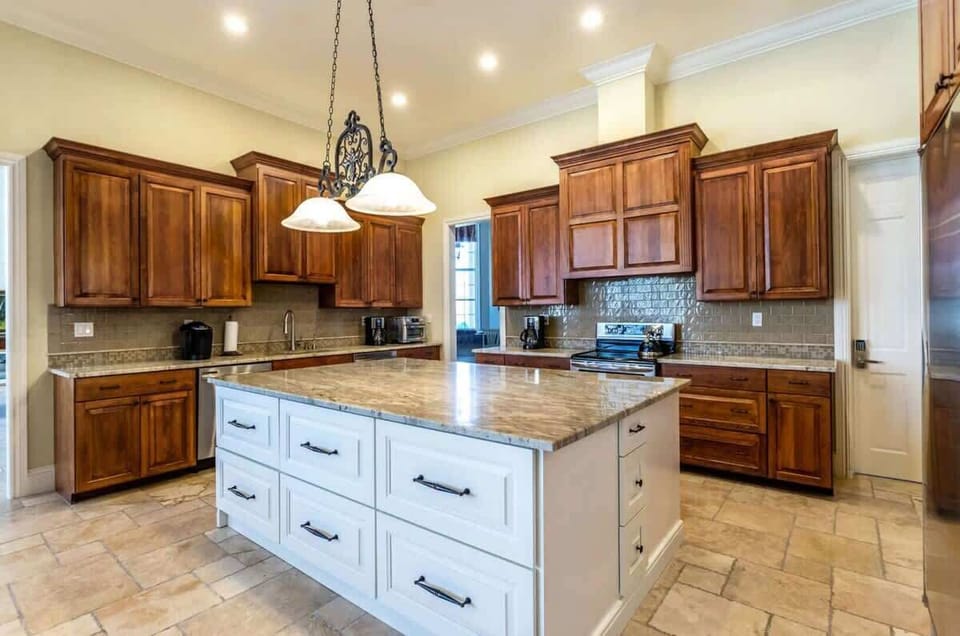 Fully stocked kitchen