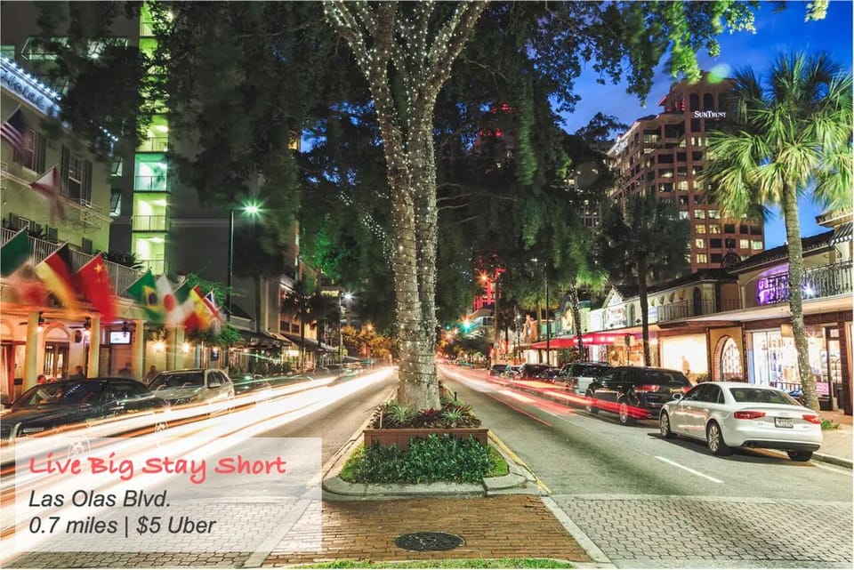 Vibrant and family friendly nights on Las Olas.