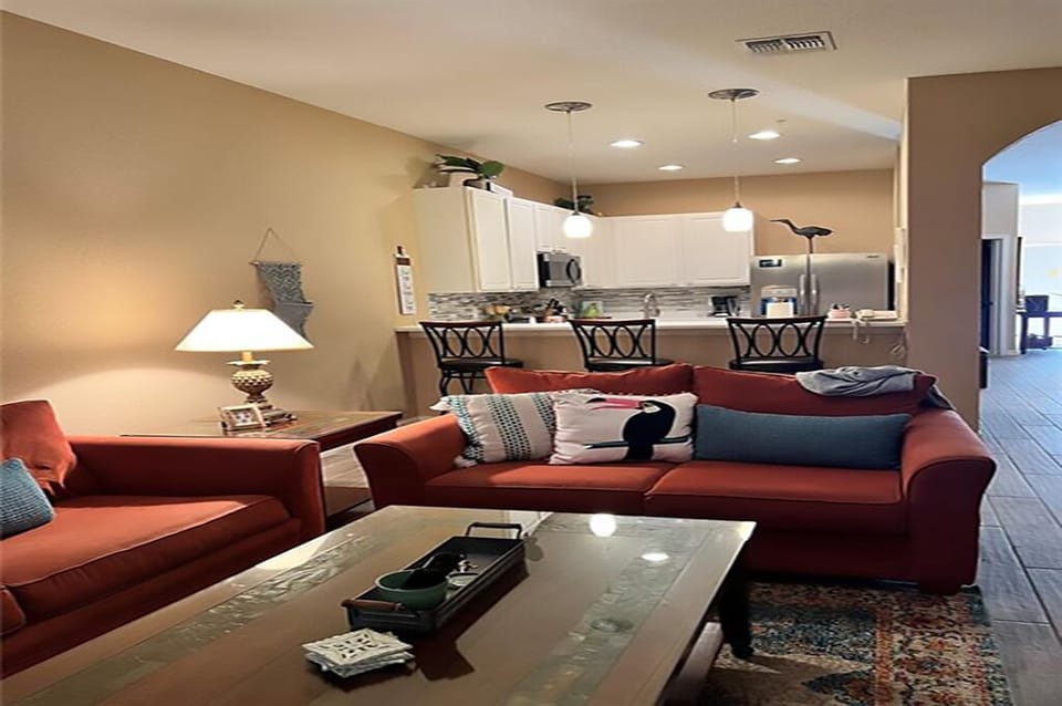 Living room to kitchen