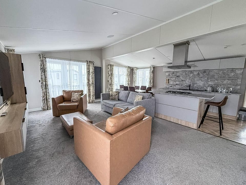 This bright and sociable layout is central to your holiday experience, providing a warm and welcoming hub where your family can gather and enjoy your time together in Hunstanton.