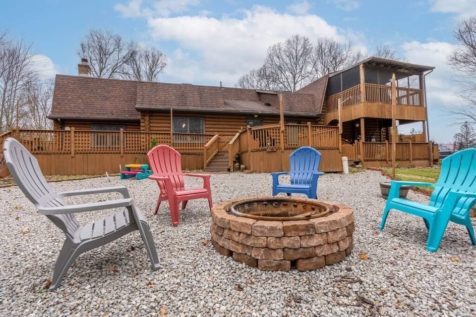 Yes! WnklerWald has a Biergarten. Relax by the fire pit, hang out with loved ones.