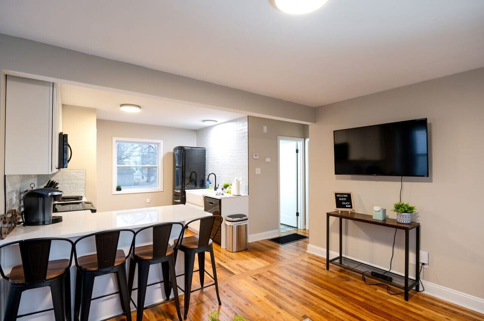 Kitchen Space with TV