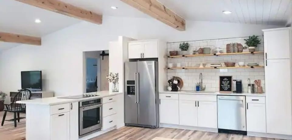 Bright, spacious kitchen with all of the cooking essentials.