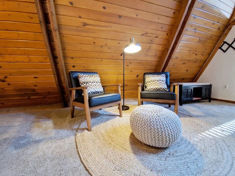 The perfect reading spot on the original A-Frame side.