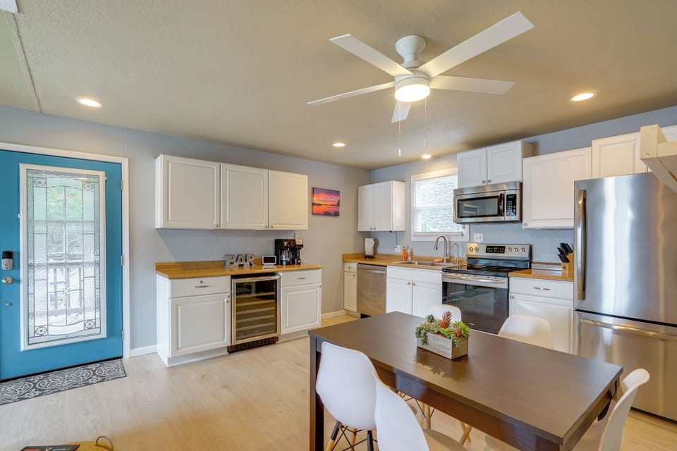 Kitchen | Cooking Basics | Drip & Keurig Coffee Maker | Wine Fridge