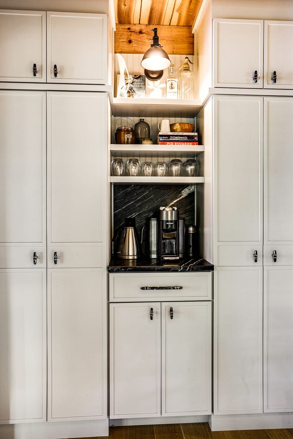 Coffee Bar w/ Nespresso and kettle