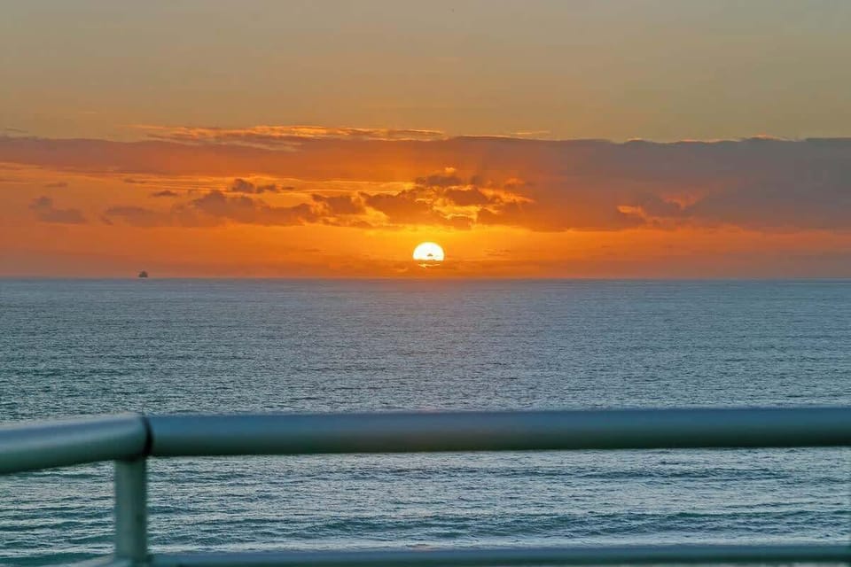 Watch the spectacular sunsets from the balcony!