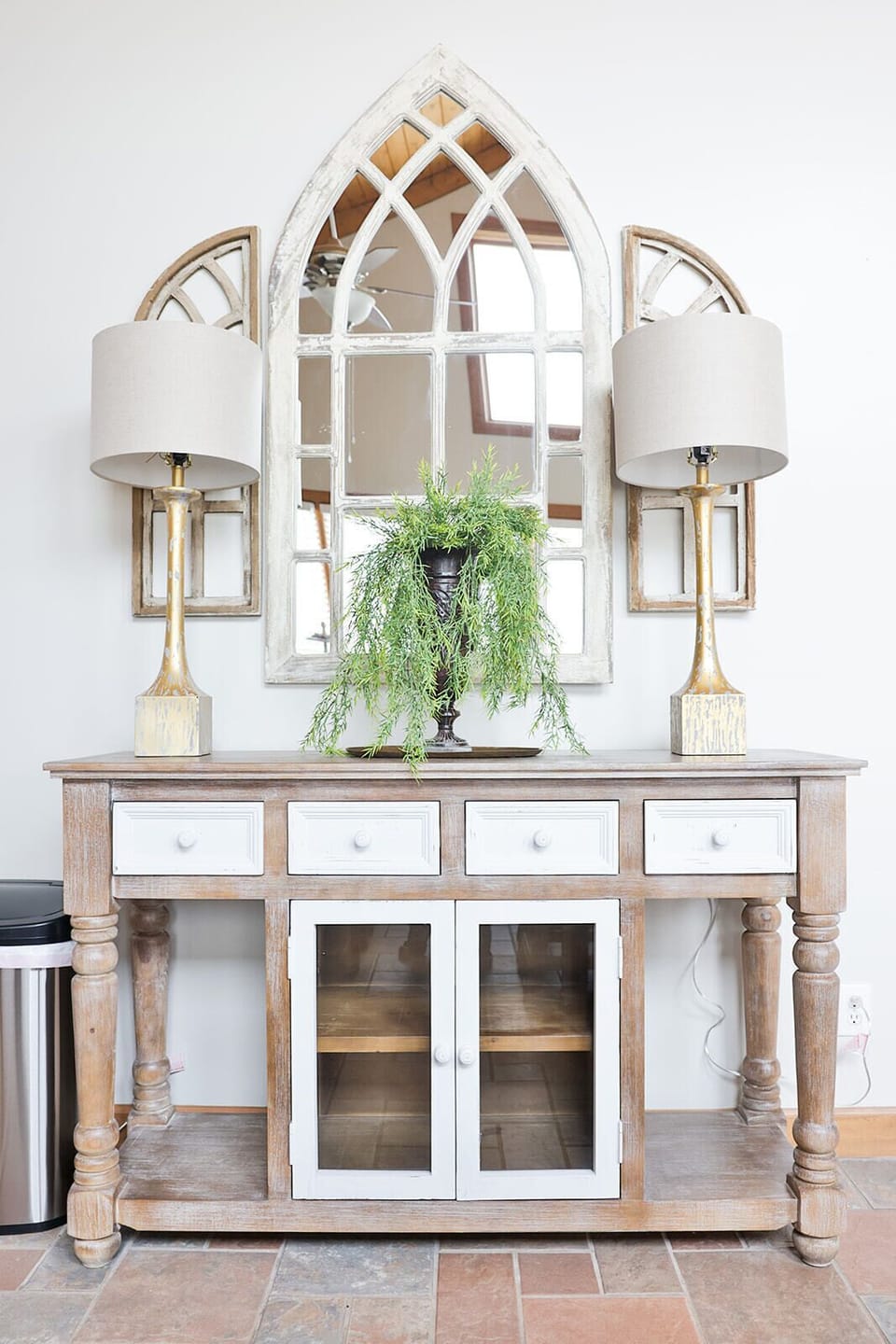 Gorgeous sideboard and mirror
