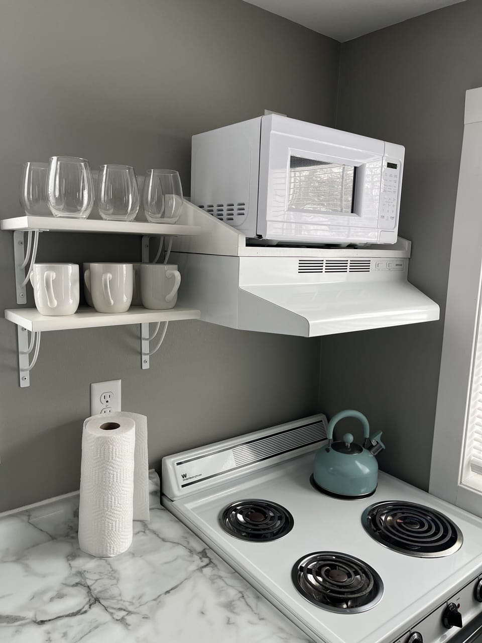 Electric range and oven.