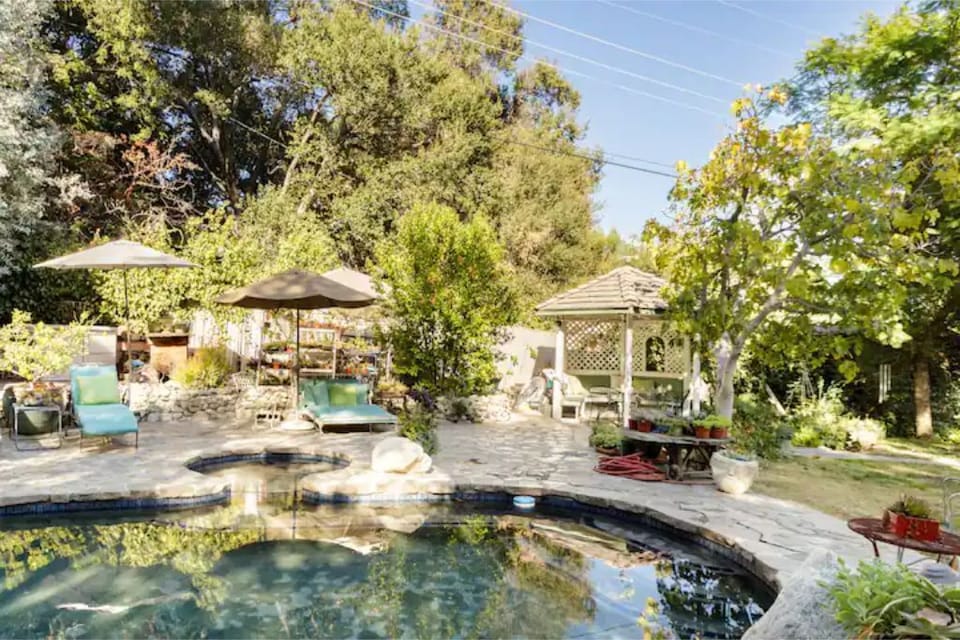 View Towards Pool, Spa and Gazebo