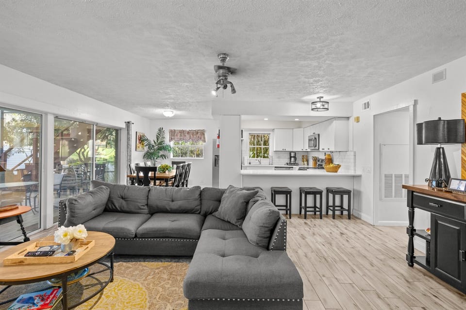 Beautifully appointed living room offers both luxury and relaxation.