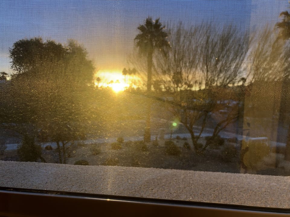 Sunrise from master bedroom 