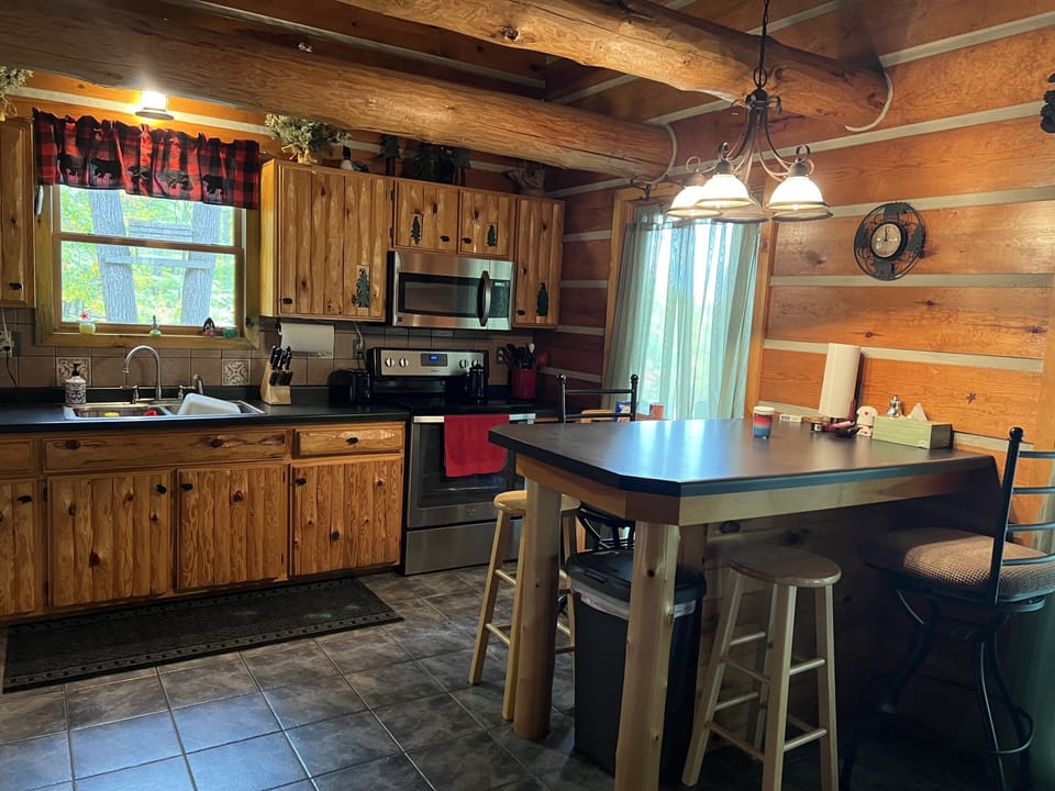 Eat in kitchen with additional dining table 