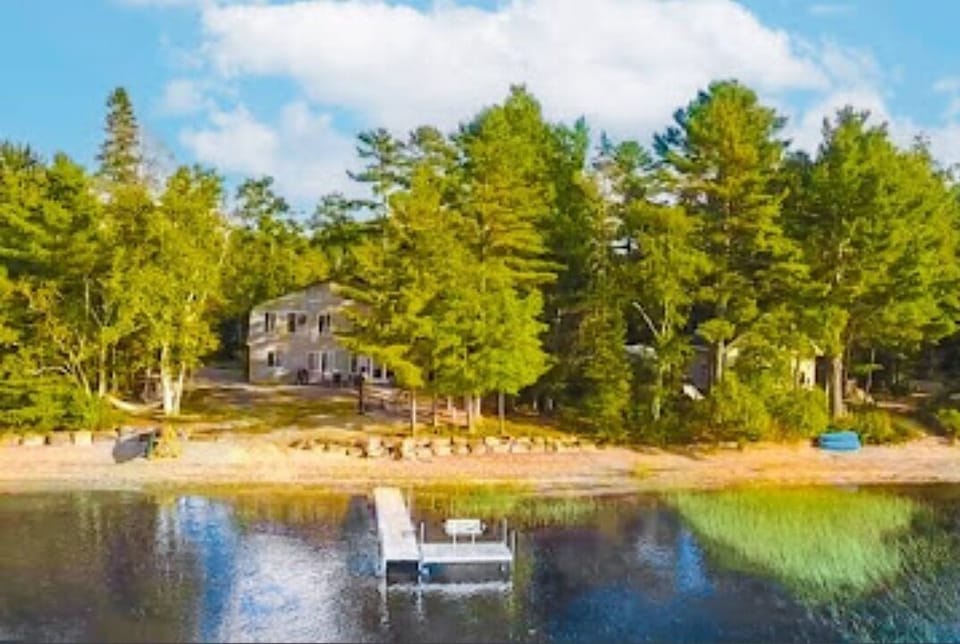 View of Windswept Home from the Pond
