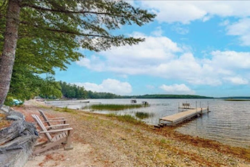 Another photo from the beach and dock area.  Firepit is located just to the left