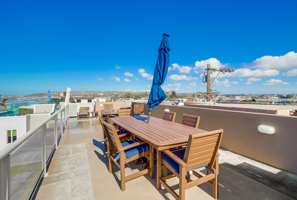 High above the hustle and bustle, discover serenity at your rooftop retreat.