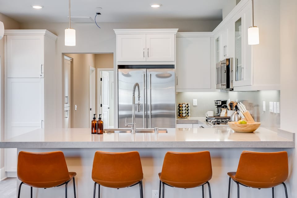 Stylish furniture throughout the property.