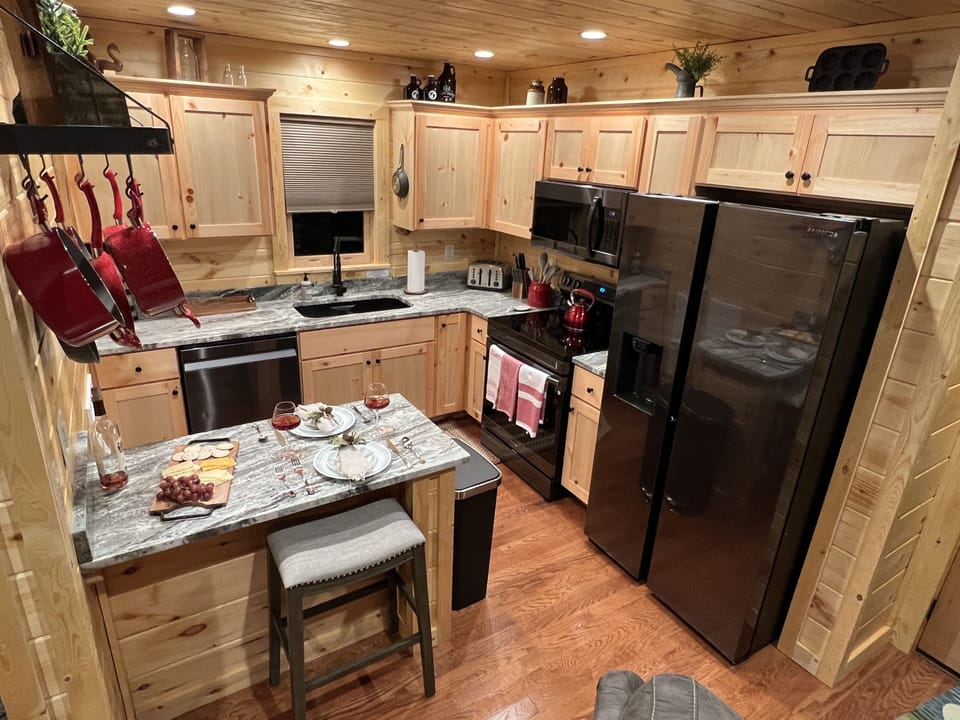 Stocked kitchen