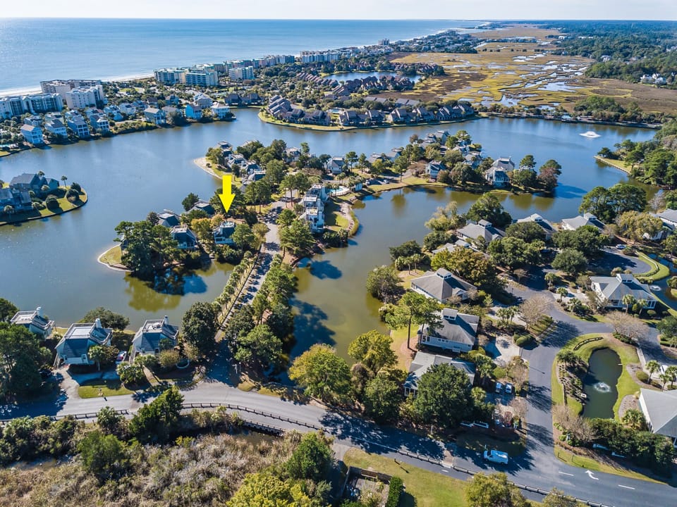 Oystercatcher Island Aerial View