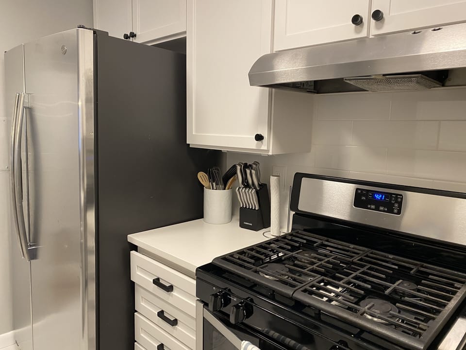 New appliances, gas stove
