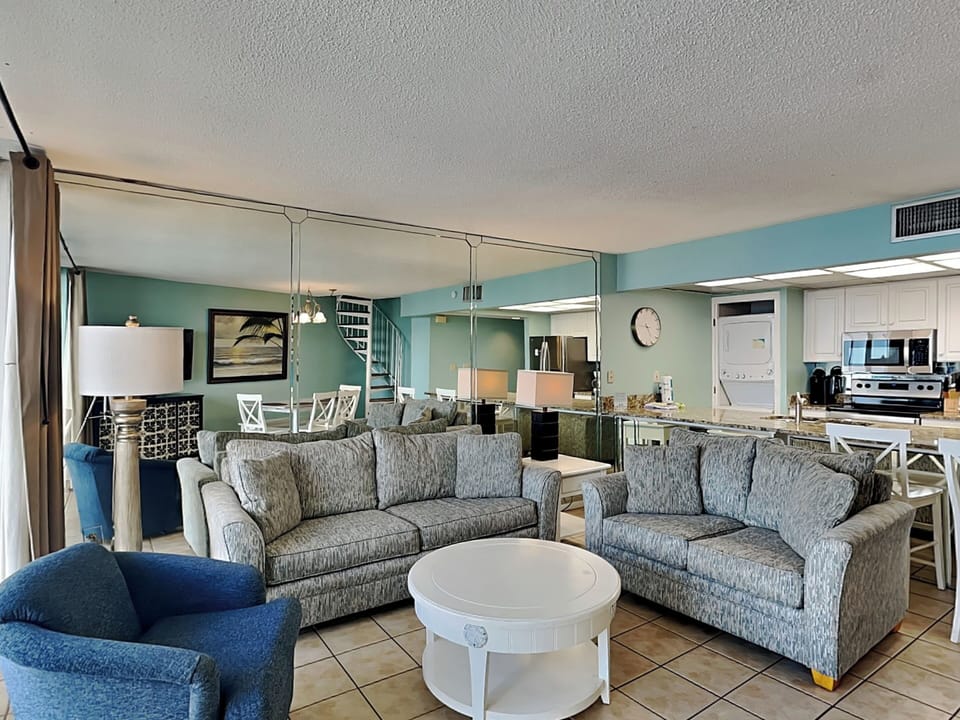 Living Area - Queen Sleeper Sofa