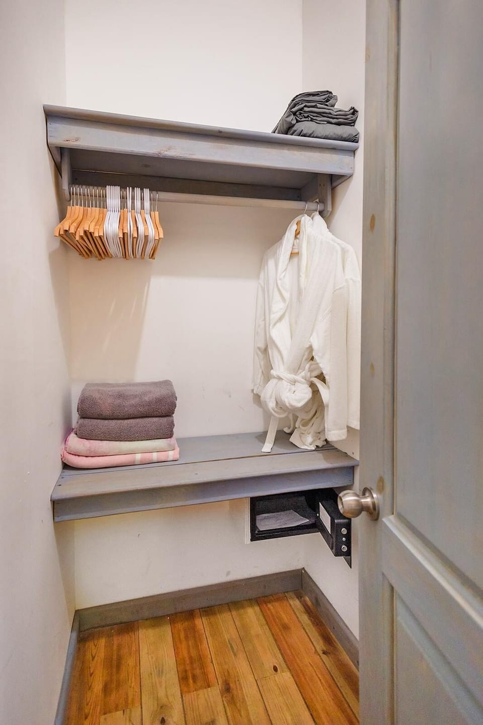 Closet with Storage Safe