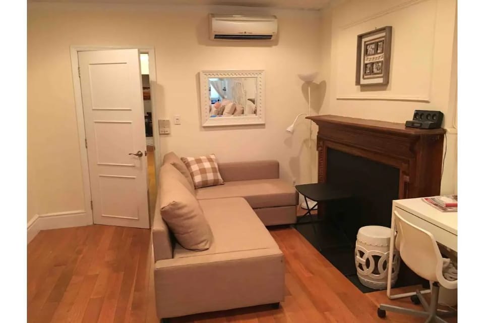 Cozy Chaise Couch that pulls out into a Full Size Bed ! 