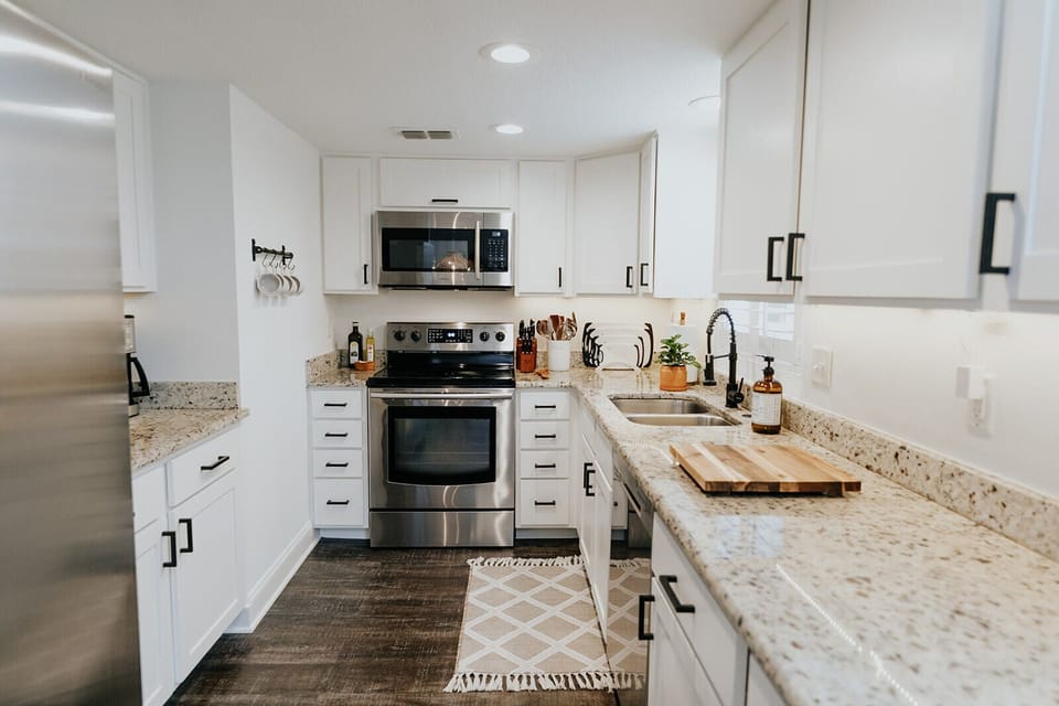 Fully equipped kitchen for all your cooking at home needs. We really mean it