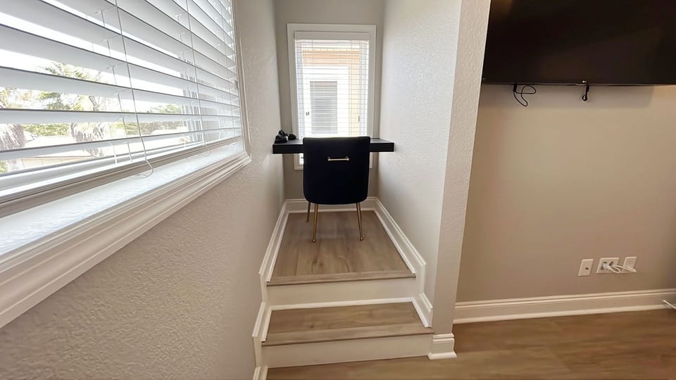 Desk in the bunk room