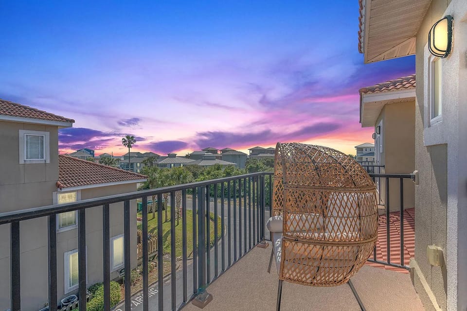 Sunset balcony views