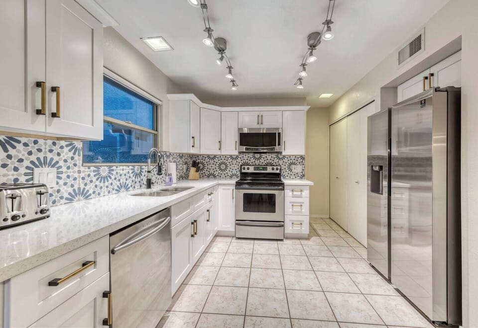 Large open kitchen