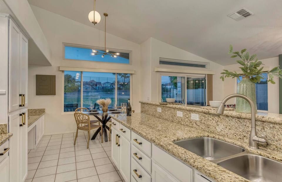 Large open kitchen