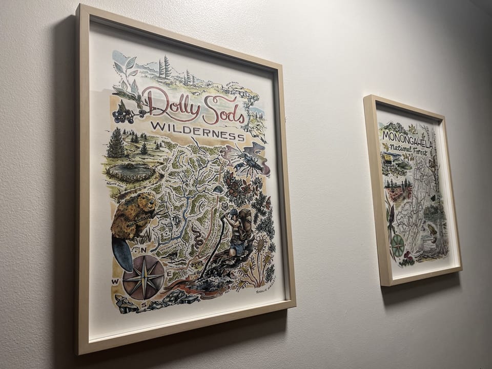 Art from a local artist - find more prints in Thomas, WV!