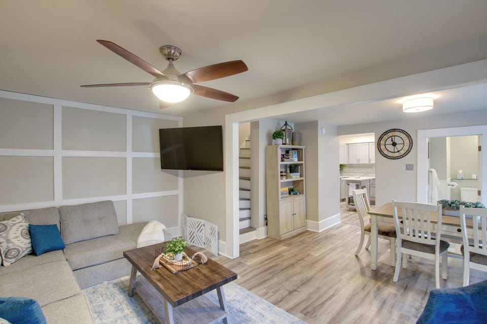 Sheboygan Vacation Rental | 3BR | 2BA | 1,000 Sq Ft | Stairs Required