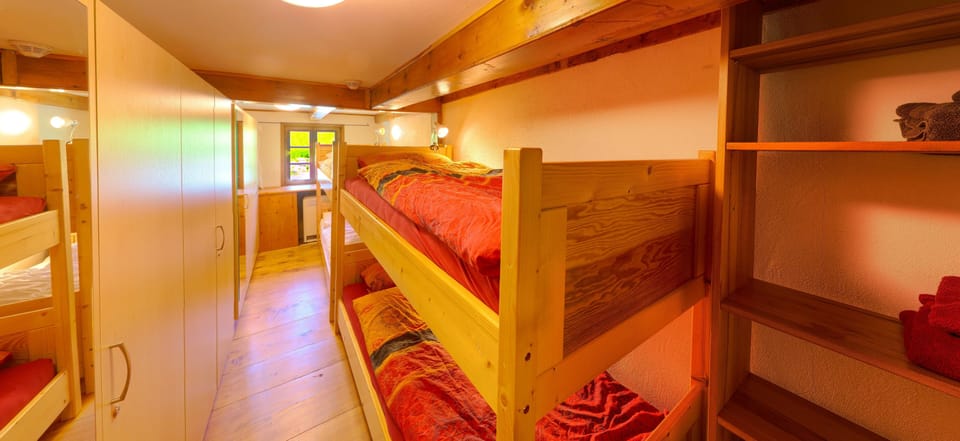 Room Hirschsprung (shared room with bunk beds for 4 persons)