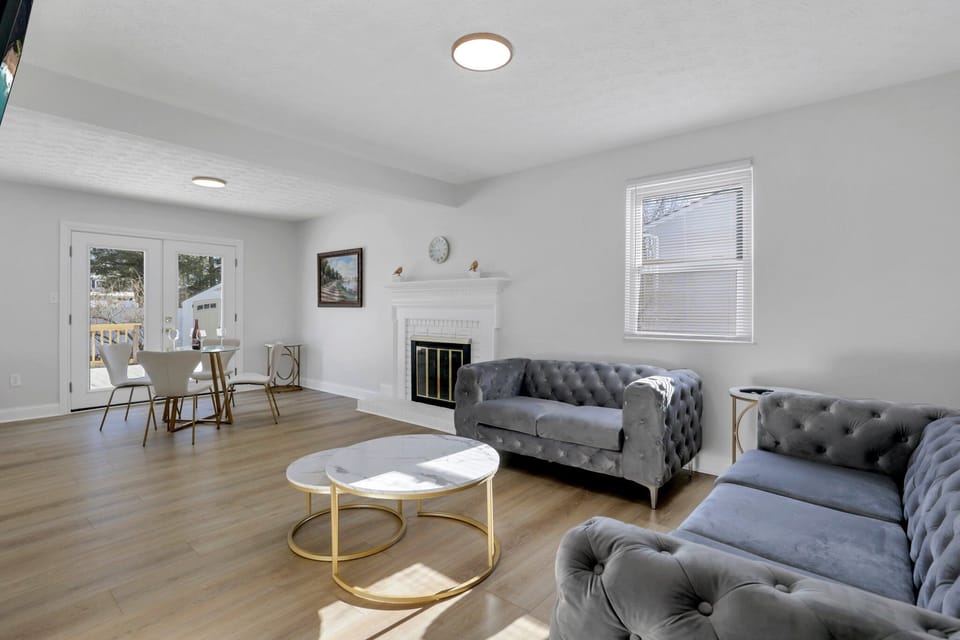 Family room with Smart TV