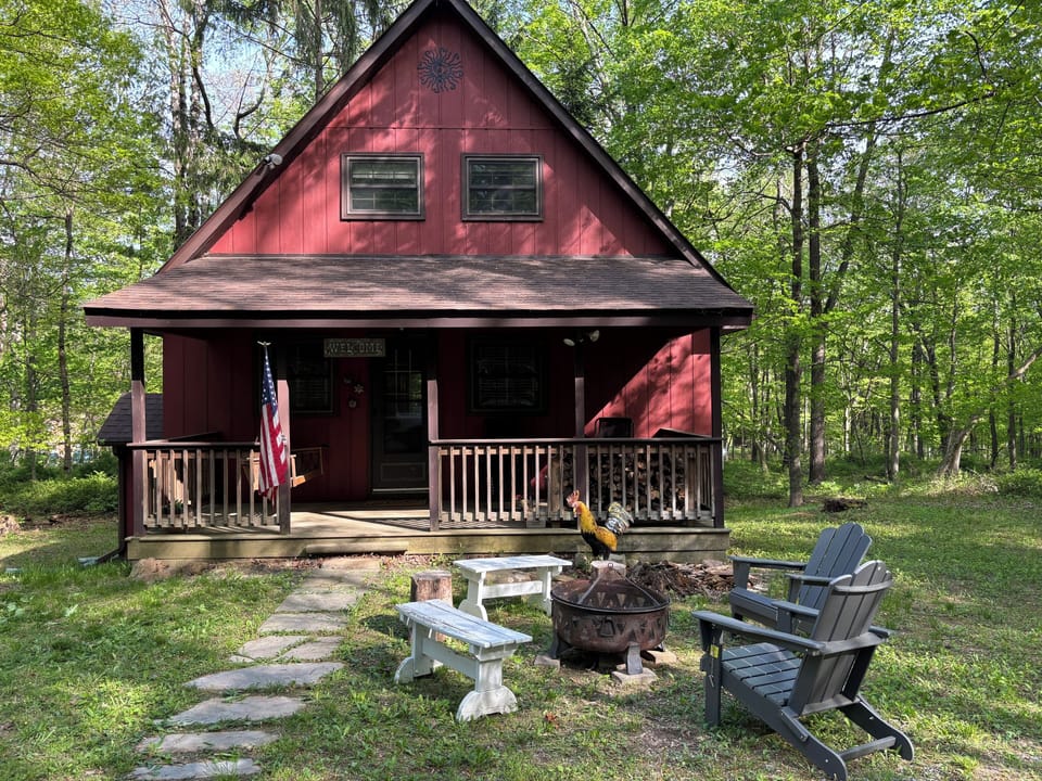 Little Red Cabin in the woods