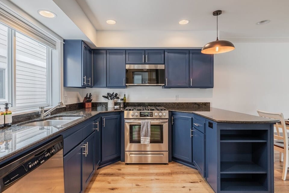 2nd Floor | Fully-Stocked Kitchen | Island