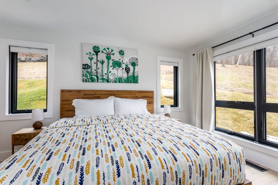 3rd Bedroom with King-sized bed.  