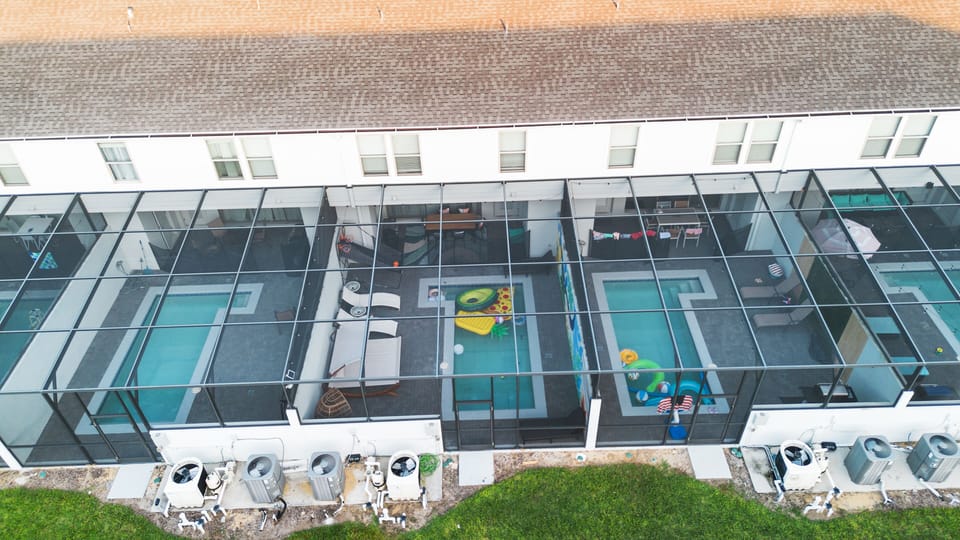A desired view featuring the private pool.