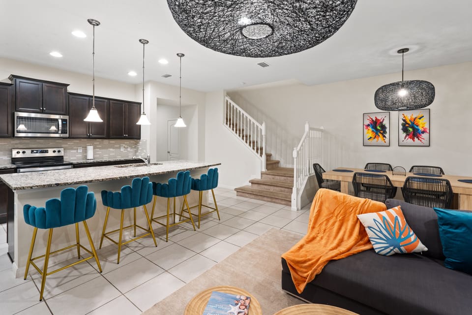 With ample space for the family, catch up on movies in the spacious living room