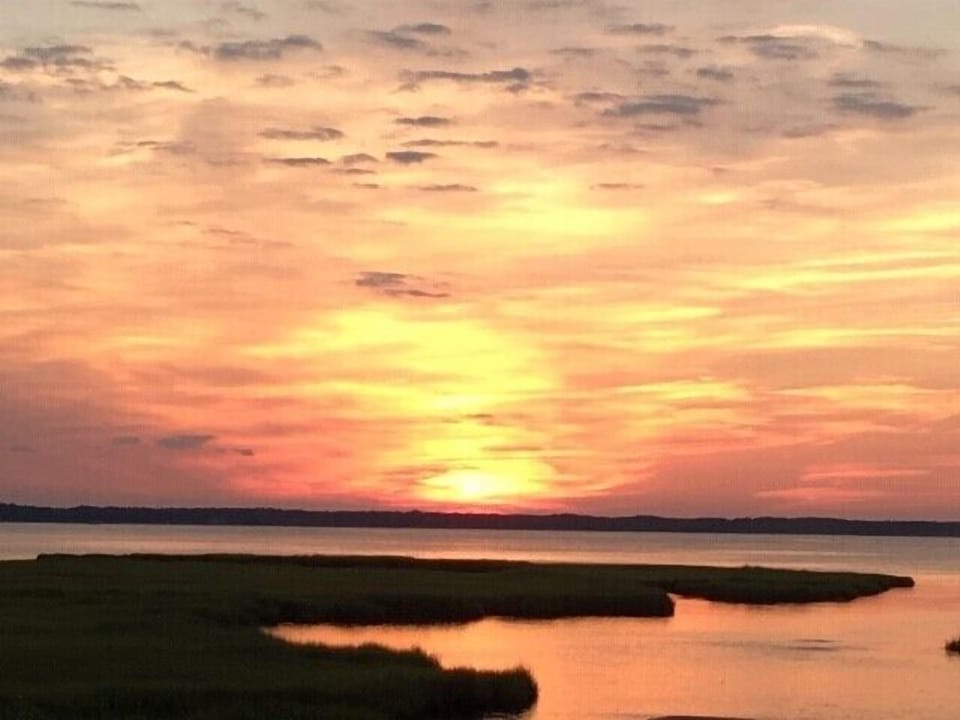 View from private bay balcony